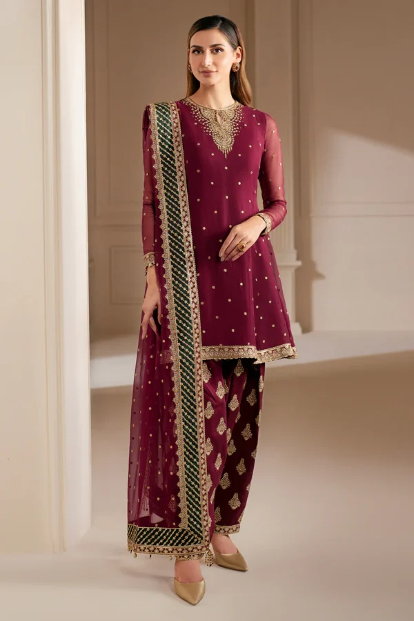 EMBROIDERED CHIFFON UC-3068