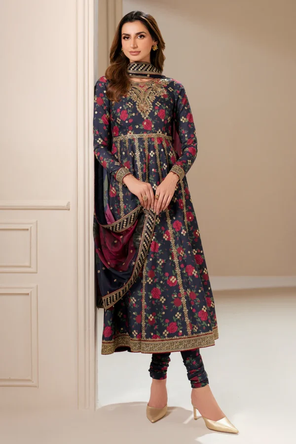 EMBROIDERED RAW SILK UR-7048 - Image 2