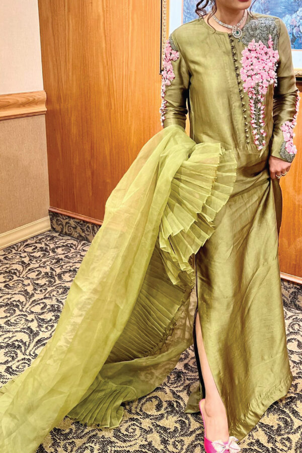 EMBROIDERED RAW SILK UR-7049 - Image 3
