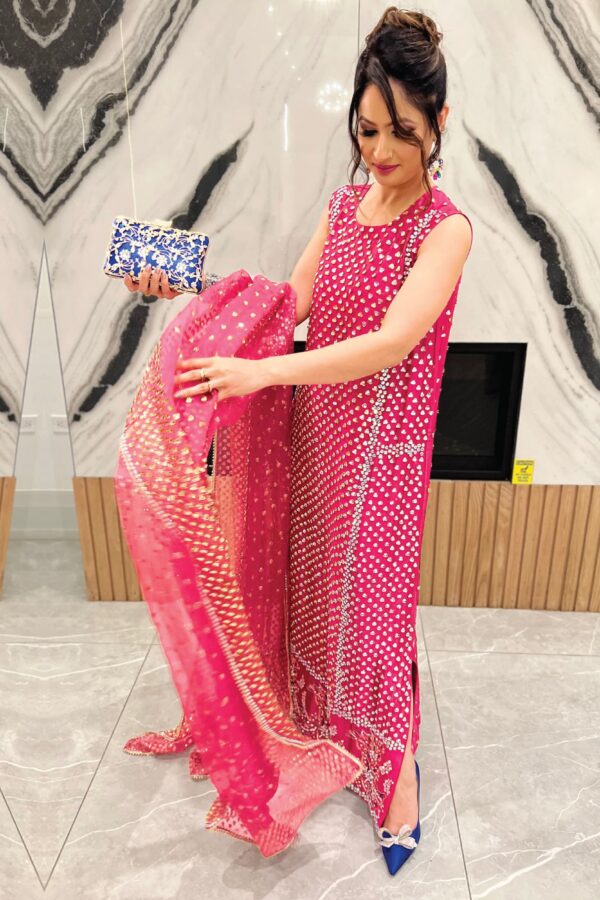 EMBROIDERED RAW SILK UR-7048 - Image 2