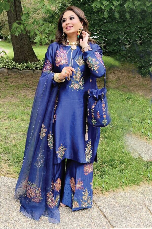 EMBROIDERED CHIFFON UC-3065