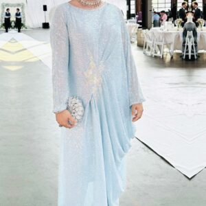 EMBROIDERED CHIFFON UC-3070