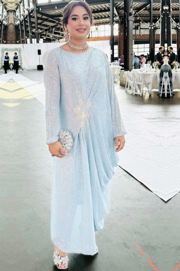EMBROIDERED CHIFFON UC-3070