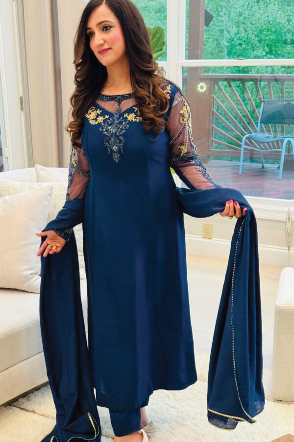 EMBROIDERED CHIFFON UC-3028 - Image 3