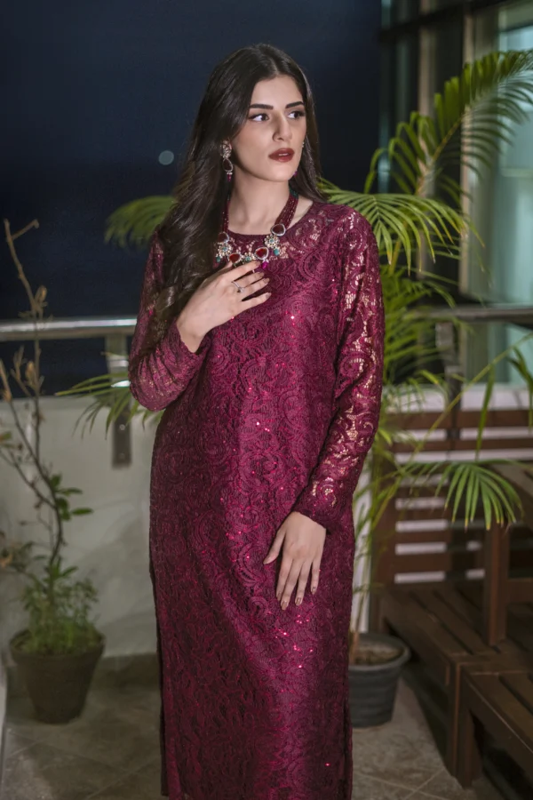 EMBROIDERED CHIFFON UC-8063 - Image 2