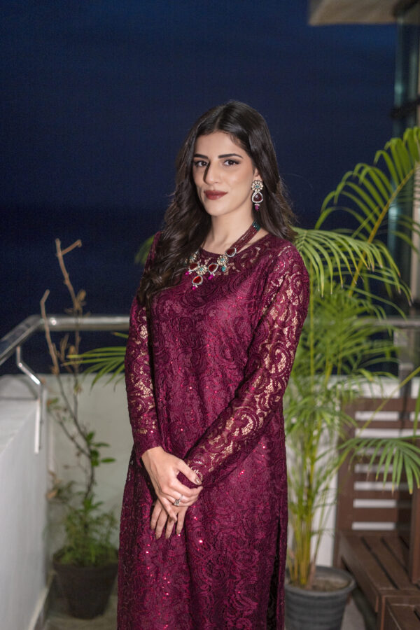 EMBROIDERED CHIFFON UC-8063 - Image 3